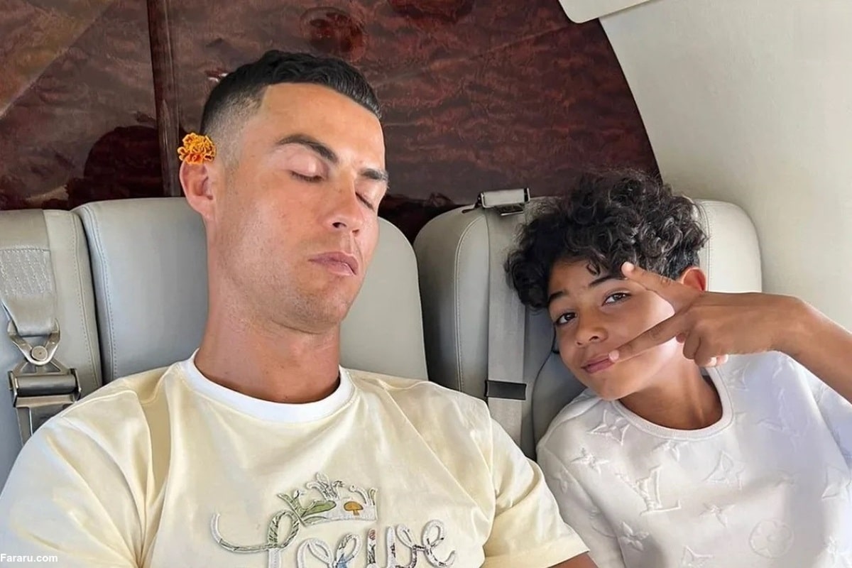 فیلم| تمسخر پسر رونالدو در عربستان