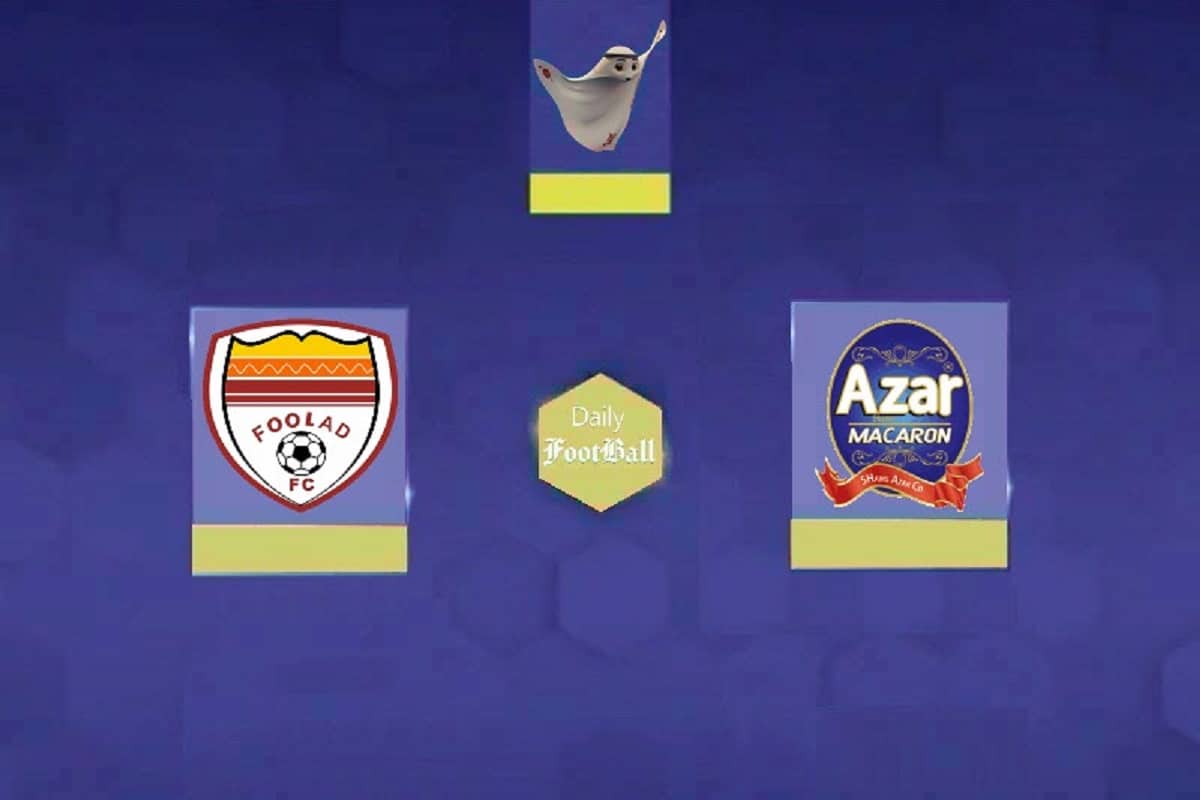 نتیجه بازی فولاد و شمس آذر امروز جمعه 29 فروردین 1404