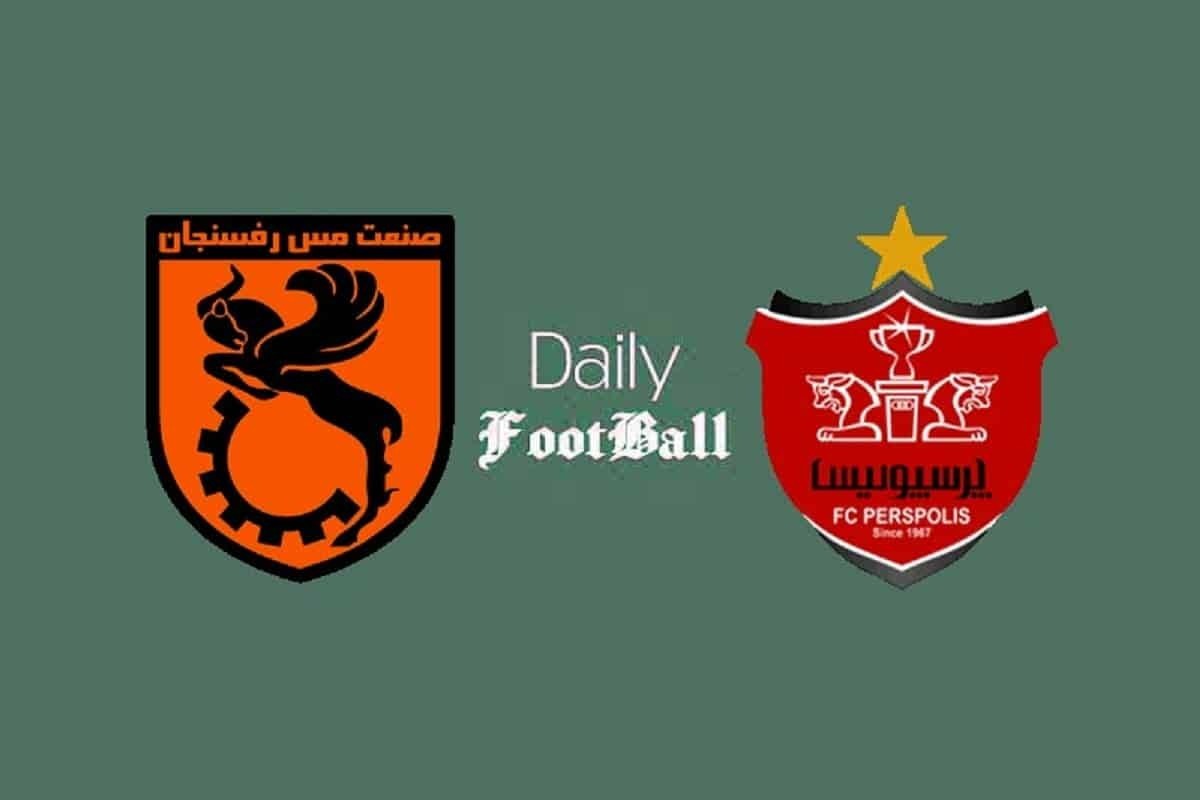 پخش زنده بازی پرسپولیس و مس رفسنجان امروز جمعه 5 دی 1404