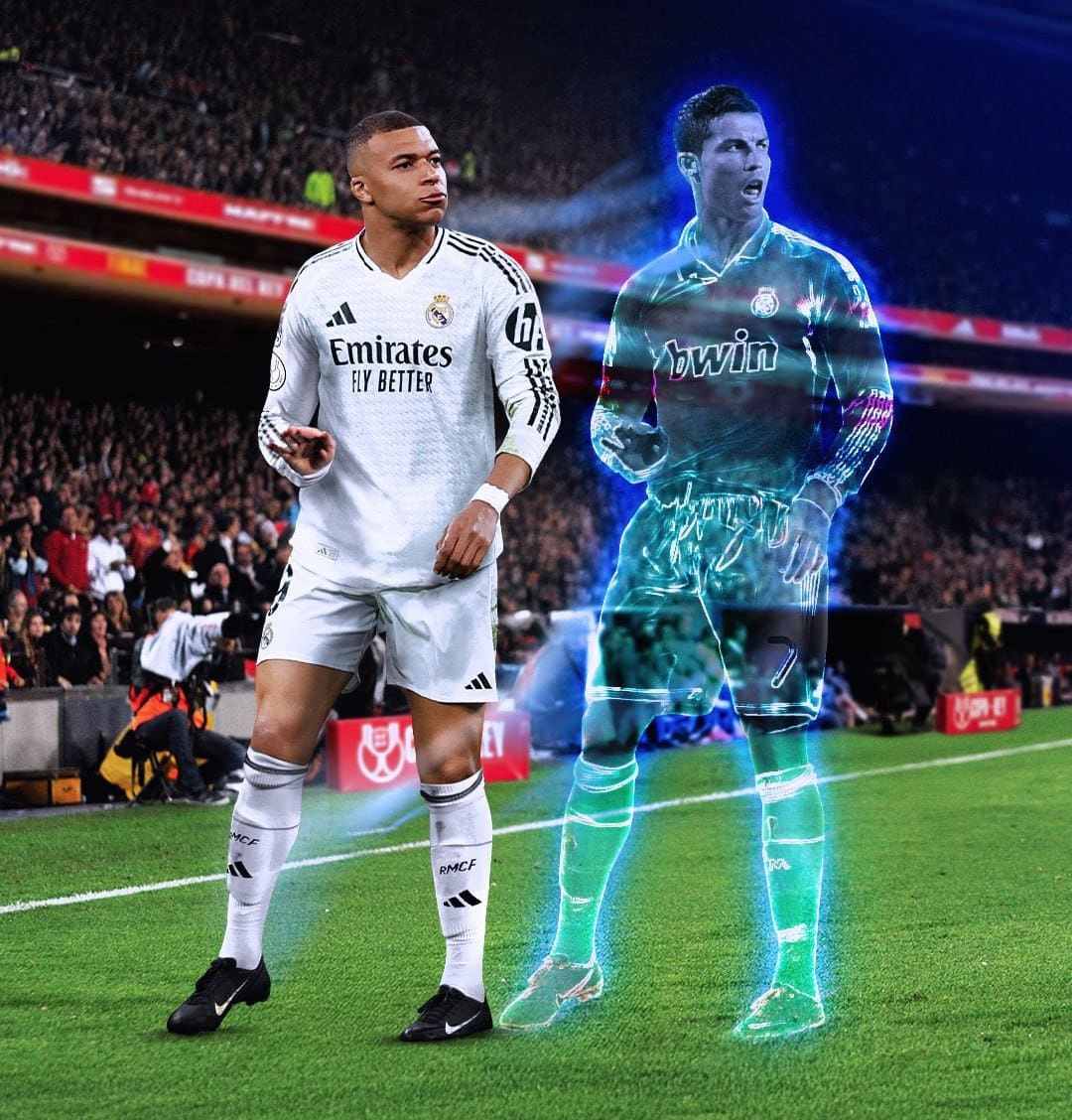 عبور کیلیان امباپه از رکورد کریستیانو رونالدو در رئال مادرید