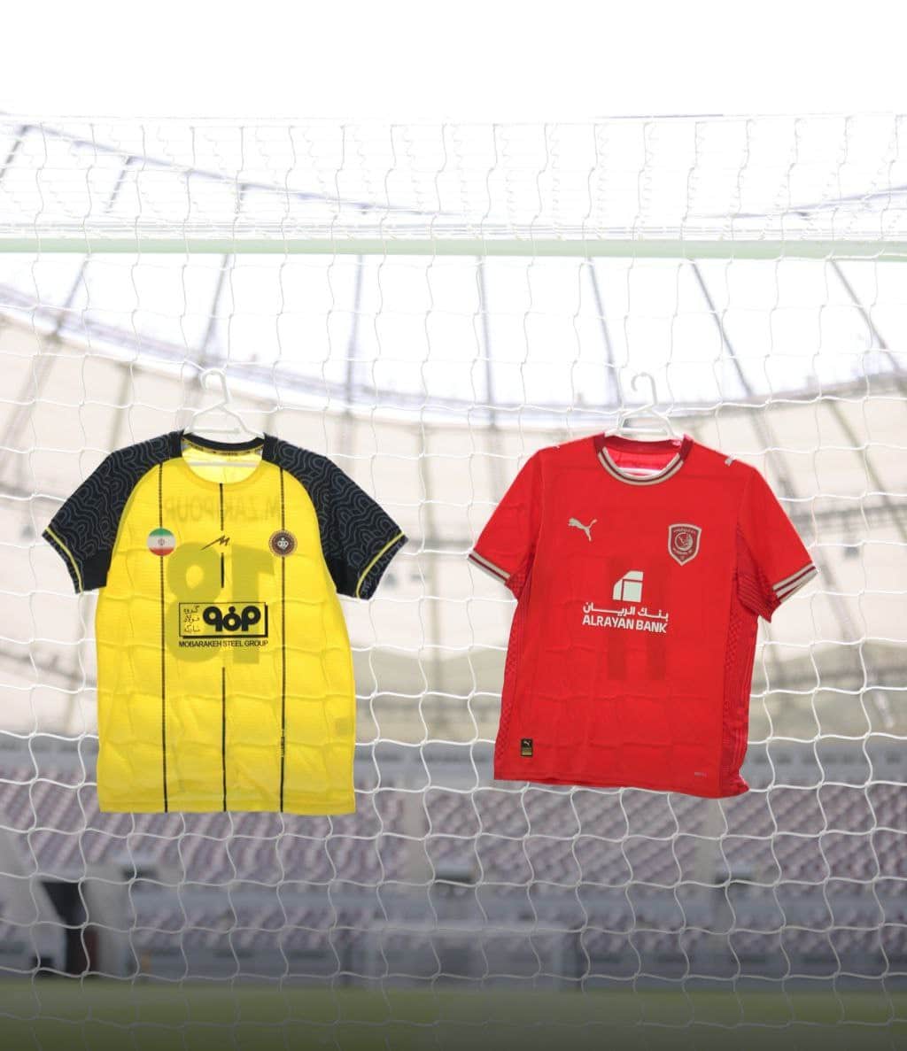 عکس| لباس سپاهان و الدحیل برای بازی پلی آف لیگ نخبگان آسیا