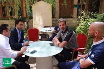 'عکس/ دیدار فرهاد مجیدی و استراماچونی در اصفهان'