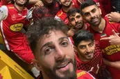 عکس| سلفی پرسپولیسی ها پس از فتح نقش جهان