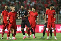 'عکس| فرزند مسعود پزشکیان تماشاگر بازی تراکتور و پرسپولیس'