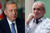 فیلم| بی احترامی اردوغان به پزشکیان