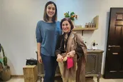 عکس| کشف حجاب علنی فاطمه معتمدآریا در کنار بازیکن بسکتبال زنان