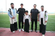 'عکس| ساسان غیبی مهمان ویژه تمرین پرسپولیس شد'