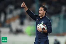 'فرهاد مجیدی تماشاگر ویژه بازی استقلال و ذوب آهن'