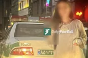 عکس| هتک حرمت ماموران پلیس توسط دختر بی حجاب