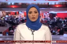 'عکس| واکنش کاربران به حجاب مجری بی بی سی'