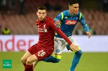'ترکیب اصلی ناپولی و لیورپول اعلام شد'