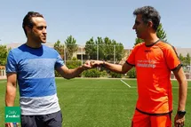 'علی کریمی شماره فرهاد مجیدی را پوشید'