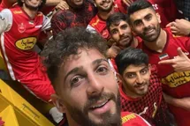 'عکس| سلفی پرسپولیسی ها پس از فتح نقش جهان'