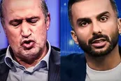 فیلم| متلک باورنکردنی میثاقی به تاج؛ گردنت هرچقدر هم کلفت باشد…
