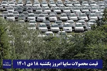 'قیمت خودرو سایپا 18 دی 1401 | قیمت پراید امروز یکشنبه 1401/10/18'