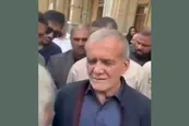 فیلم| واکنش مسعود پزشکیان به درخواست برای برخورد با دختران بدحجاب