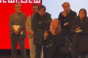 فیلم| هنجارشکنی زن بی حجاب در سازمان نظام مهندسی تهران؛ پرت کردن روسری به علت رد صلاحیت