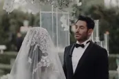 بدعت گذاری سلبریتی ها؛ اولین فیلم از مراسم عقد آریایی محمدرضا گلزار و همسرش آیسان آقاخانی