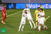 'نتیجه بازی رئال مادرید و ویارئال/ رئال قهرمان لالیگا شد'