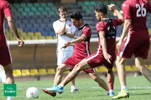 'گزارش تمرین امروز پرسپولیس/ حضور تماشاگر ویژه در تمرین سرخپوشان'