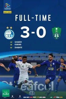 'نتیجه بازی برگشت استقلال و الاهلی در مرحله گروهی لیگ قهرمانان آسیا'