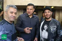 'عکس/ واکنش جالب محمدرضا گلزار به تیکه بی مزه تلویزیون به علی دایی'