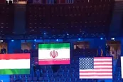 فیلم| رجز خوانی پژمان درستکار در حلقه اتحاد تیم ملی کشتی ایران