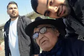 عکس| رضا رویگری با ویلچر در راهپیمایی 22 بهمن 1402