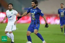 'عارف غلامی مصدوم شد'