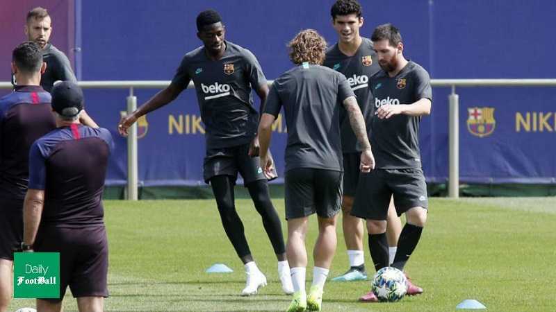 مسی به بازی بارسلونا و دورتموند رسید