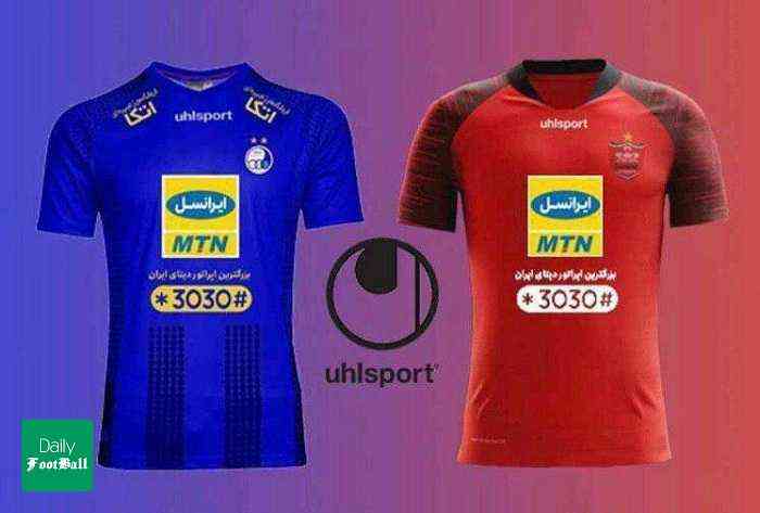 لباس استقلال و پرسپولیس برای دربی 90