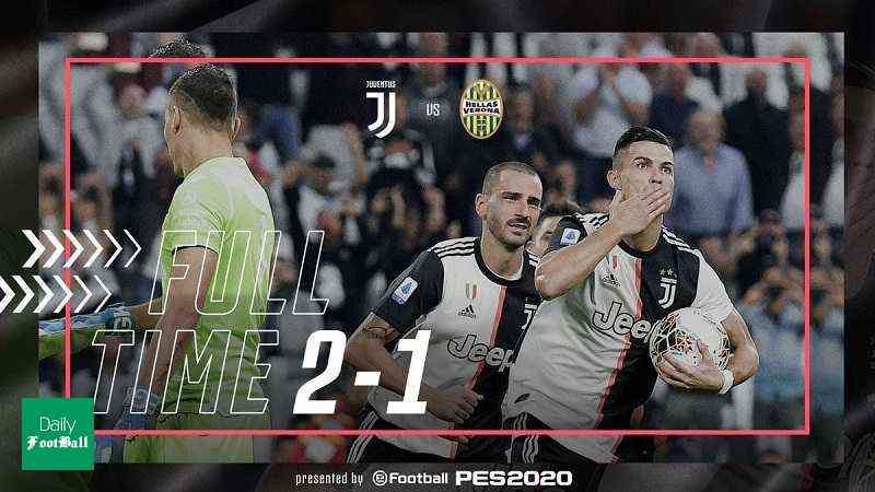 نتیجه بازی یوونتوس و هلاس ورونا/پیروزی خانگی یووه با گل رونالدو