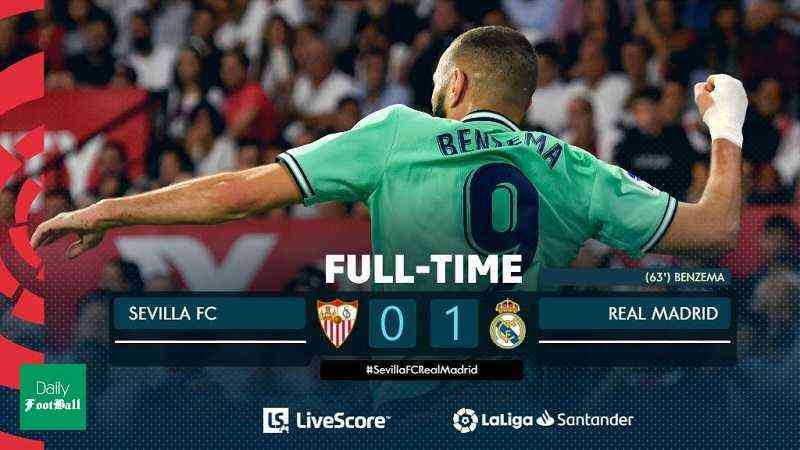 نتیجه بازی رئال مادرید و سویا/ شاگردان زیدان در یک قدمی صدر