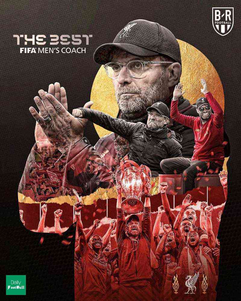 یورگن کلوپ بهترین مربی سال 2019 فوتبال جهان شد