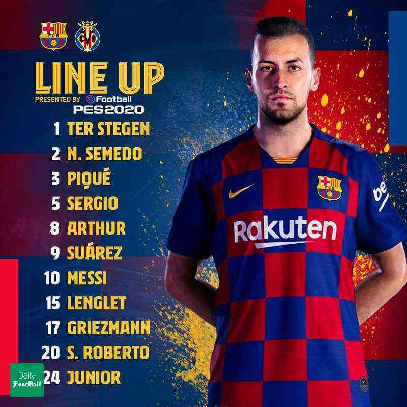 ترکیب اصلی بارسلونا مقابل ویارئال/ مثلت GMS رونمایی شد