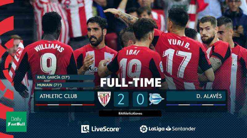 صعود موقت بیلبائو به صدر با پیروزی مقابل آلاوز