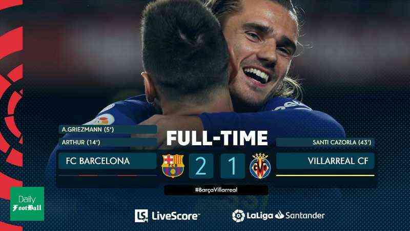 نتیجه بازی بارسلونا و ویارئال/ پیروزی بارسا با طعم تلخ مصدومیت مسی