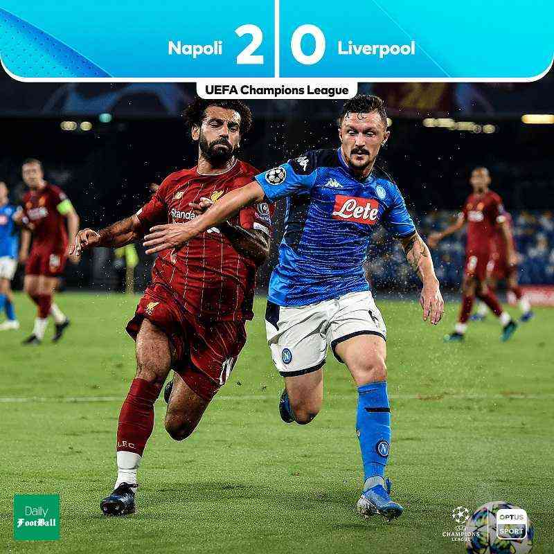 نتیجه بازی ناپولی و لیورپول/مدافع عنوان قهرمانی باخت