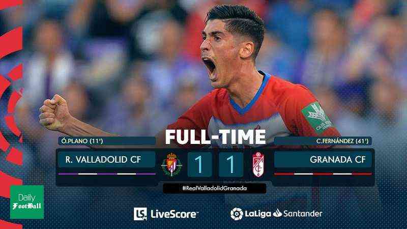 نتیجه بازی وایادولید و گرانادا/ توقف صدرنشین موقت