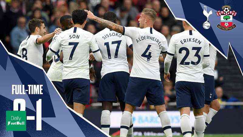 نتیجه بازی تاتنهام و ساوتهمپتون | پیروزی سخت تاتنهام 10 نفره