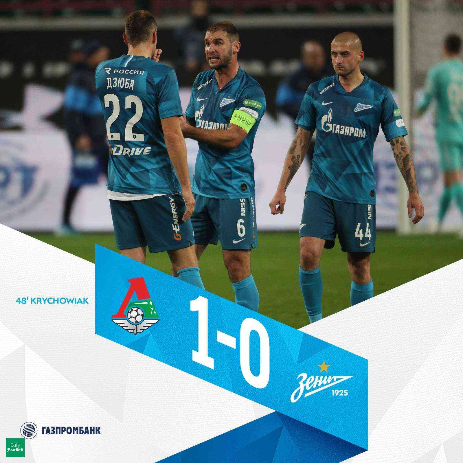 شکست زنیت مقابل لوکوموتیو در حضور 60 دقیقهای سردار آزمون