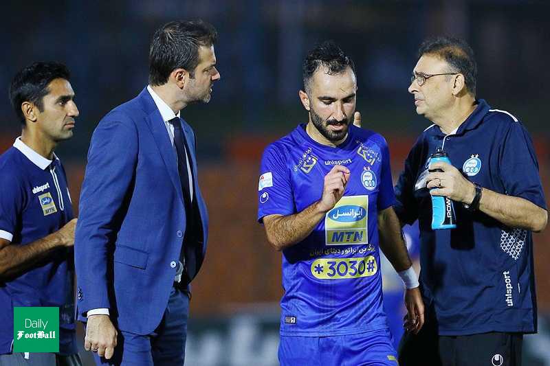 عکس/ نکته منفی بازی استقلال و سایپا از نظر استراماچونی