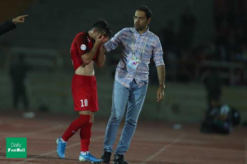 فرصت سوزی فرشاد احمدزاده در روز درخشش سرخپوشان