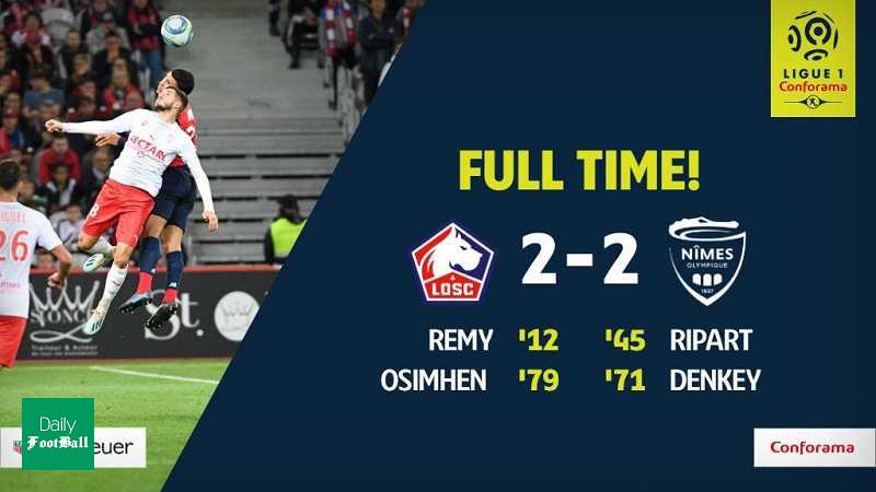 توقف خانگی لیل مقابل نیم در هفته نهم لوشامپیونه