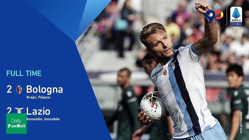 توقف لاتزیو در خانه بولونیا