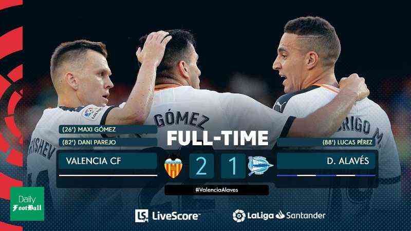 پیروزی سخت والنسیا مقابل آلاوز