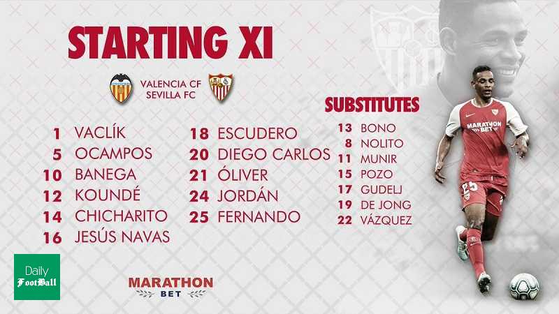 ترکیب والنسیا و سویا اعلام شد