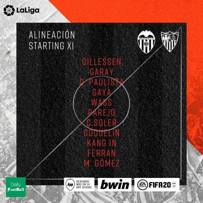 ترکیب والنسیا و سویا اعلام شد