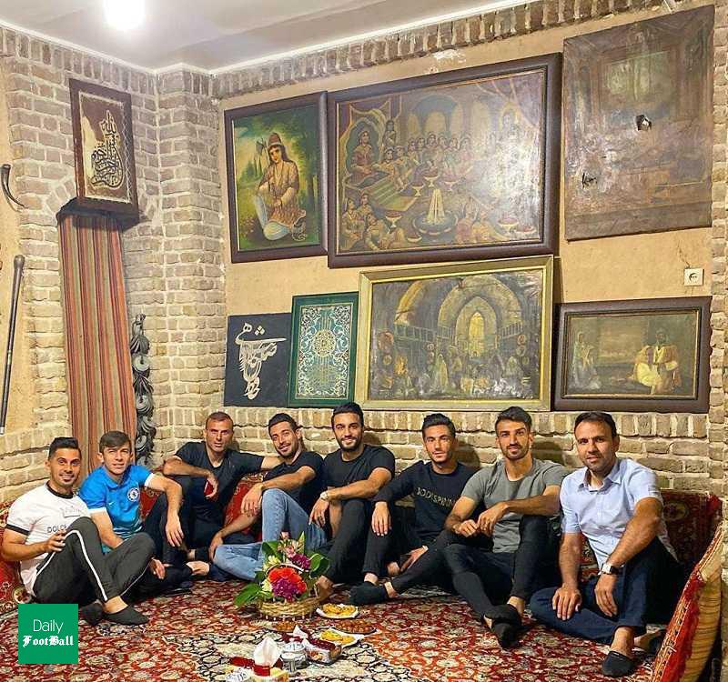 عکس/ تازه داماد پرسپولیس به سرخپوشان ناهار داد