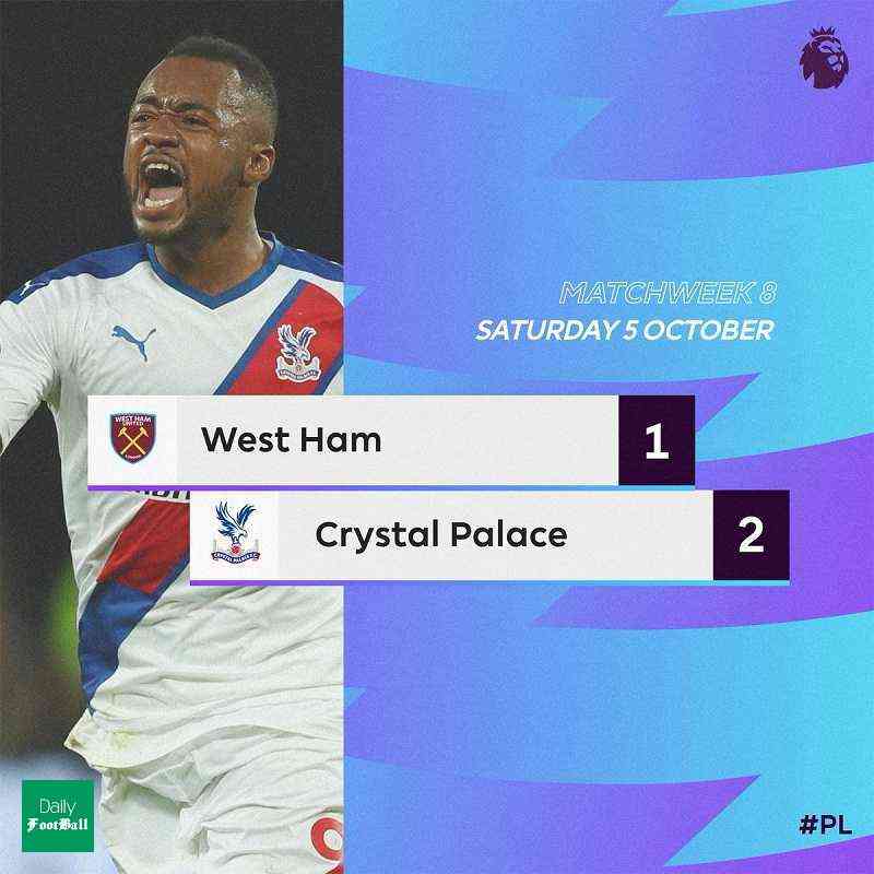 پیروزی کریستال پالاس در خانه وستهام